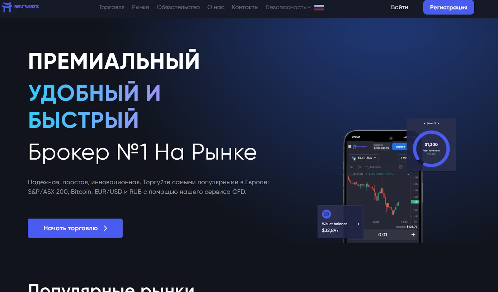 Iron Gate Markets - Отзывы, Разоблачение! Сравнение платформ для инвестиций и почему этот брокер — скам